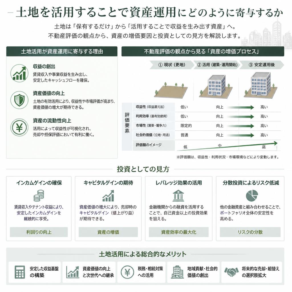 資産運用の視点から見た土地活用