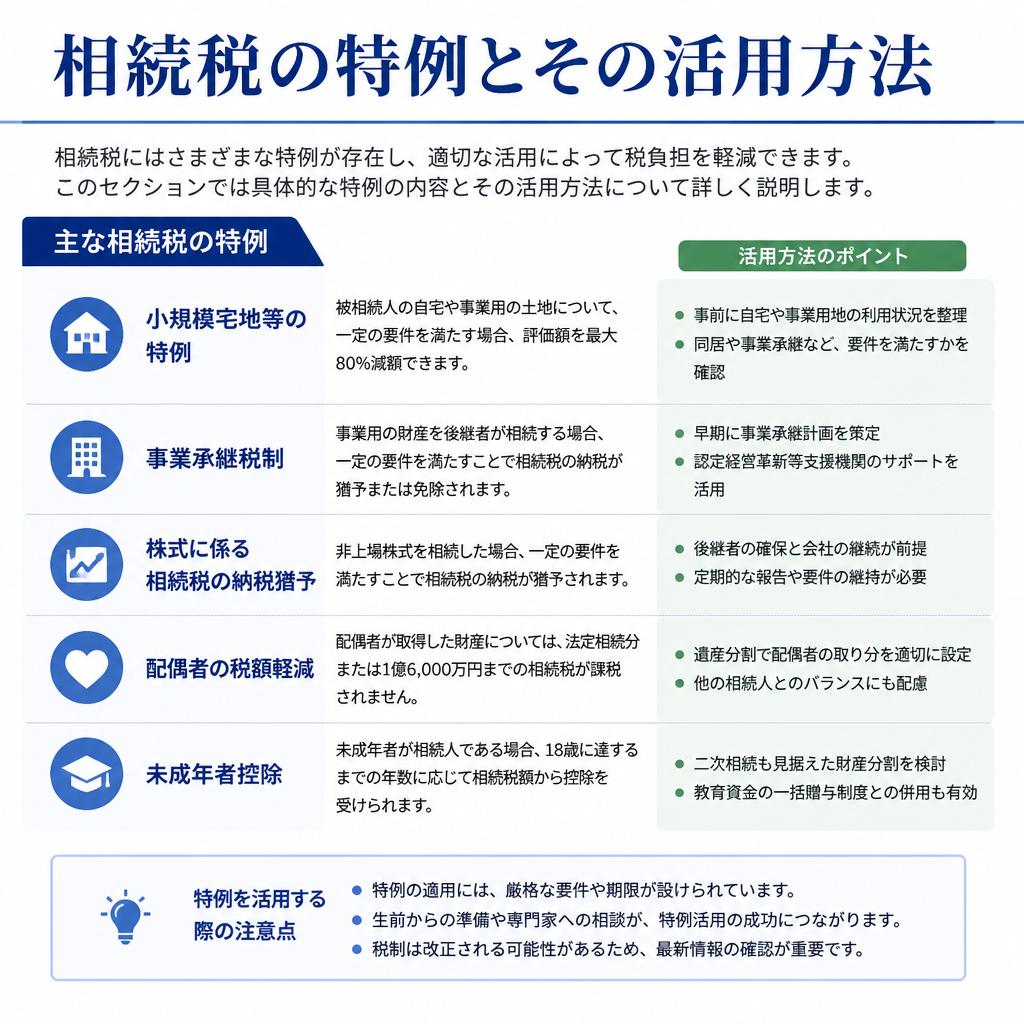 相続税特例を活用しよう