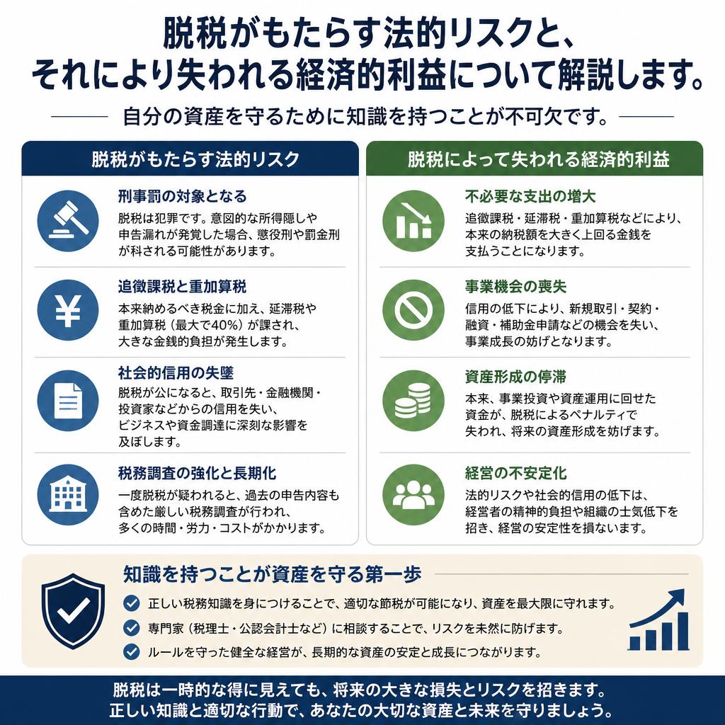 3. 脱税リスクの理解