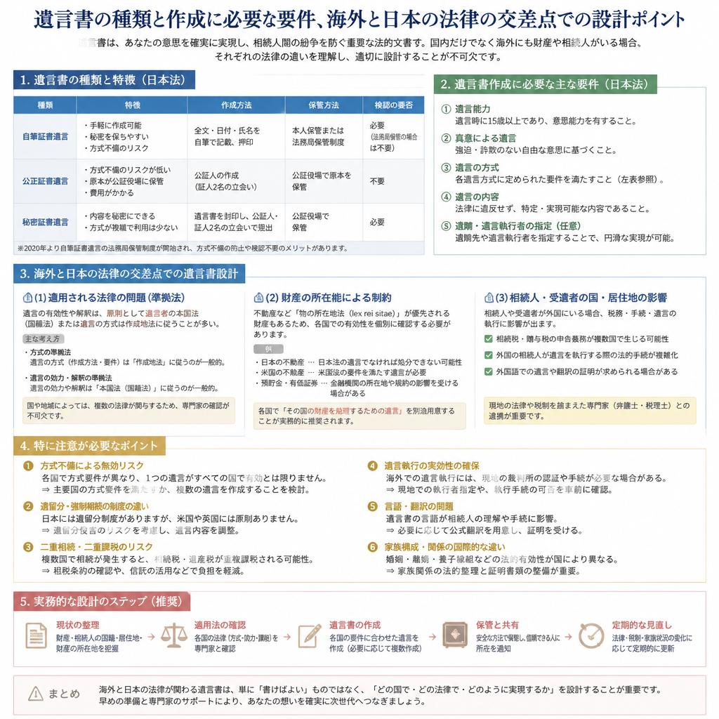 適切な遺言書の作成方法