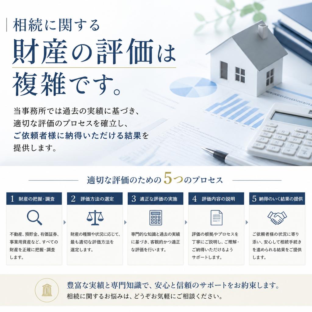 正確な財産評価で納得の結果を