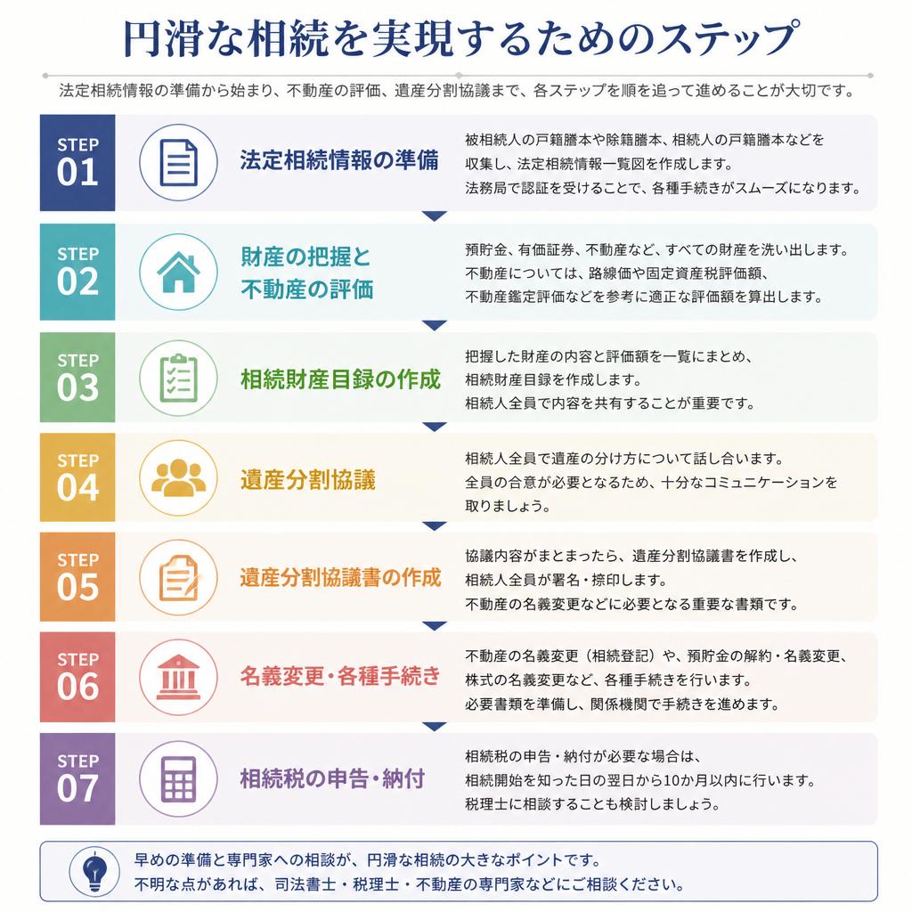 円滑な相続手続きのためのステップ