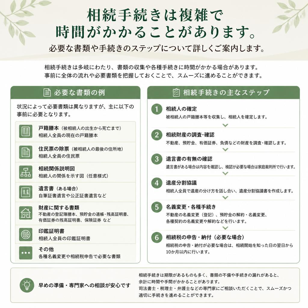 相続手続きの流れ