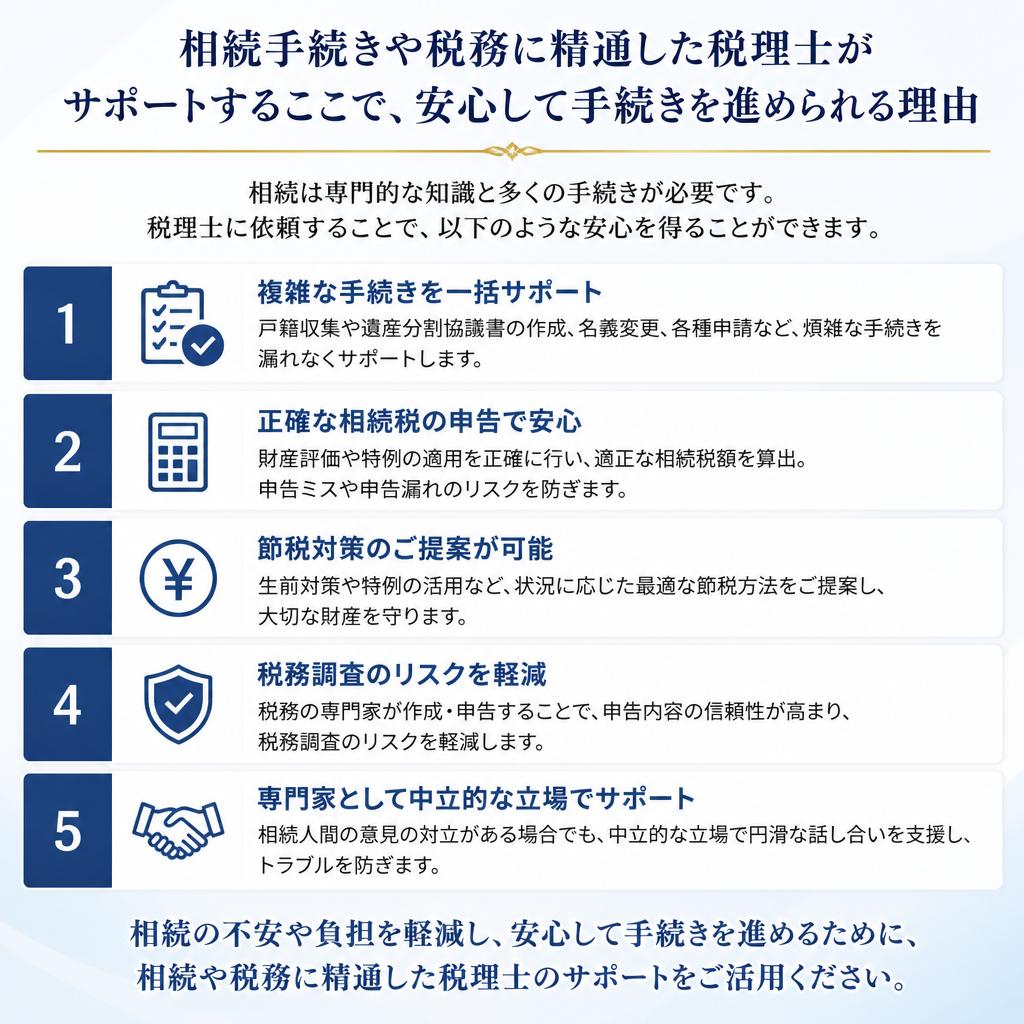 税理士に相談するメリット