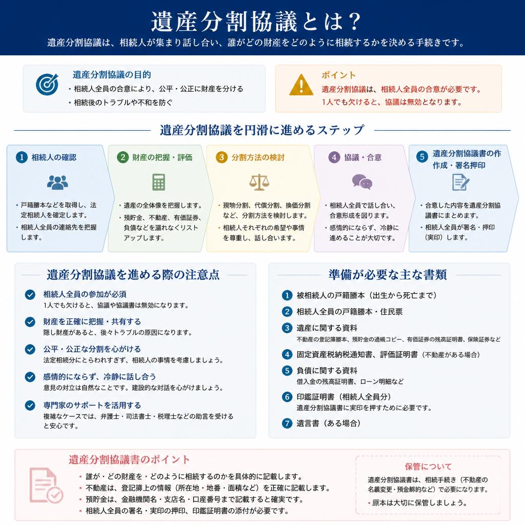 遺産分割協議の進め方