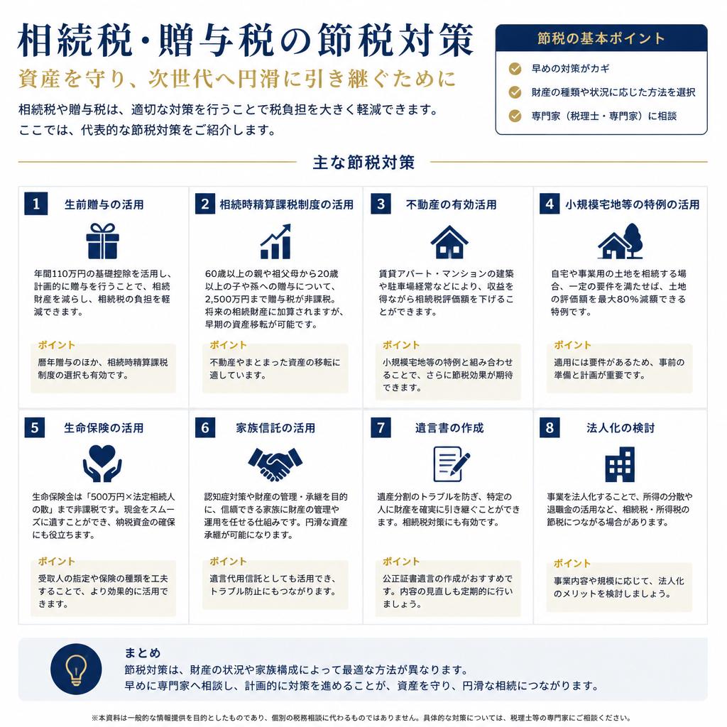 知っておきたい節税方法