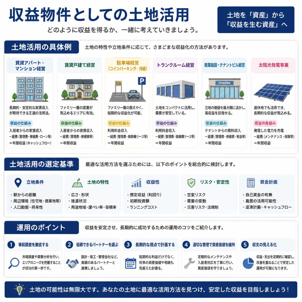 2. 収益物件の選び方と運用方法