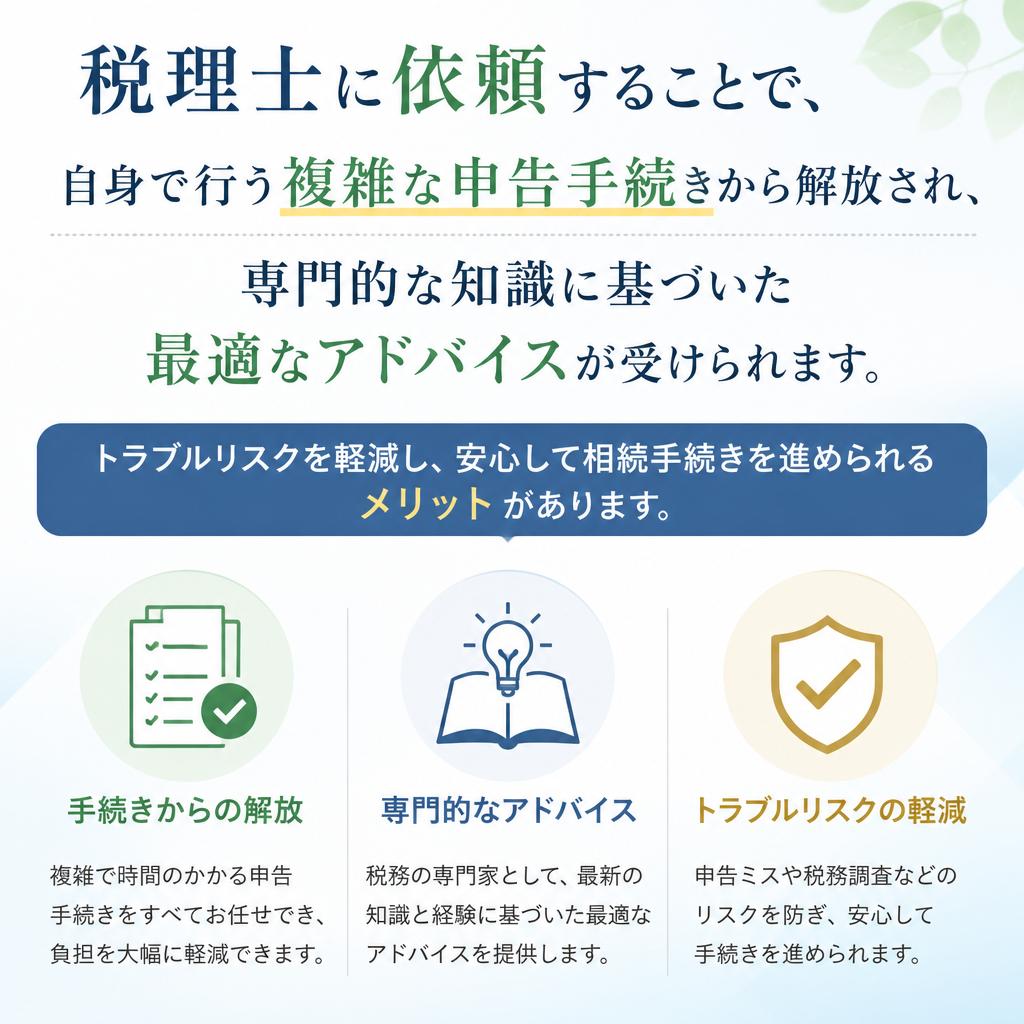 税理士に任せるメリット