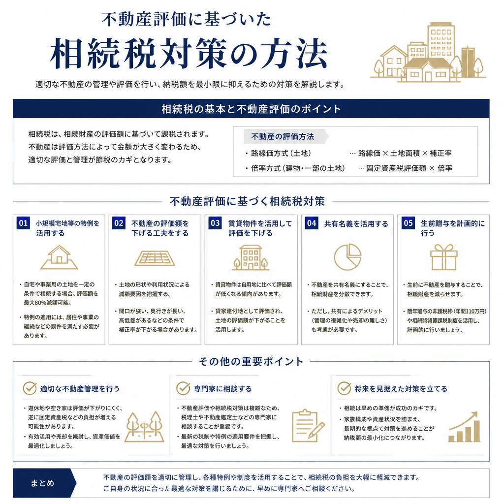 不動産評価に基づく相続税対策
