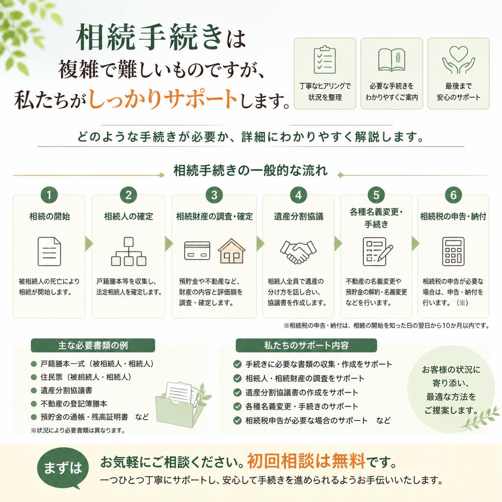 相続手続きとは？