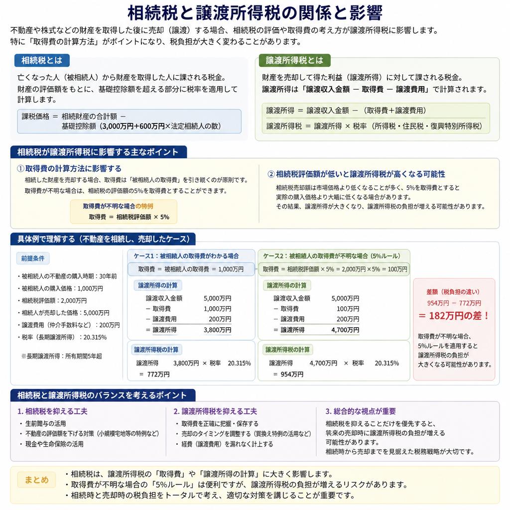 2. 相続税と譲渡所得税の関係