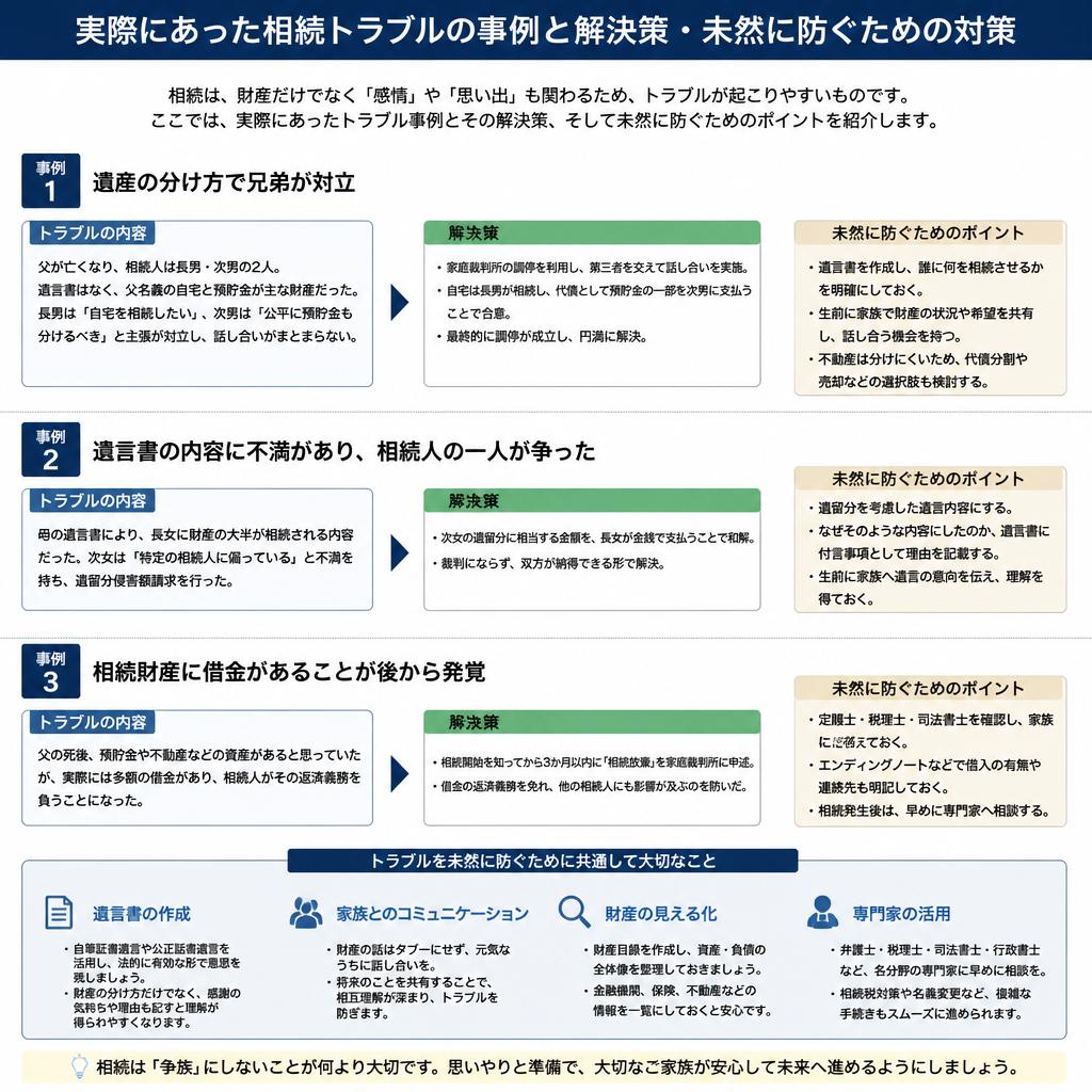 トラブル事例とその解決策