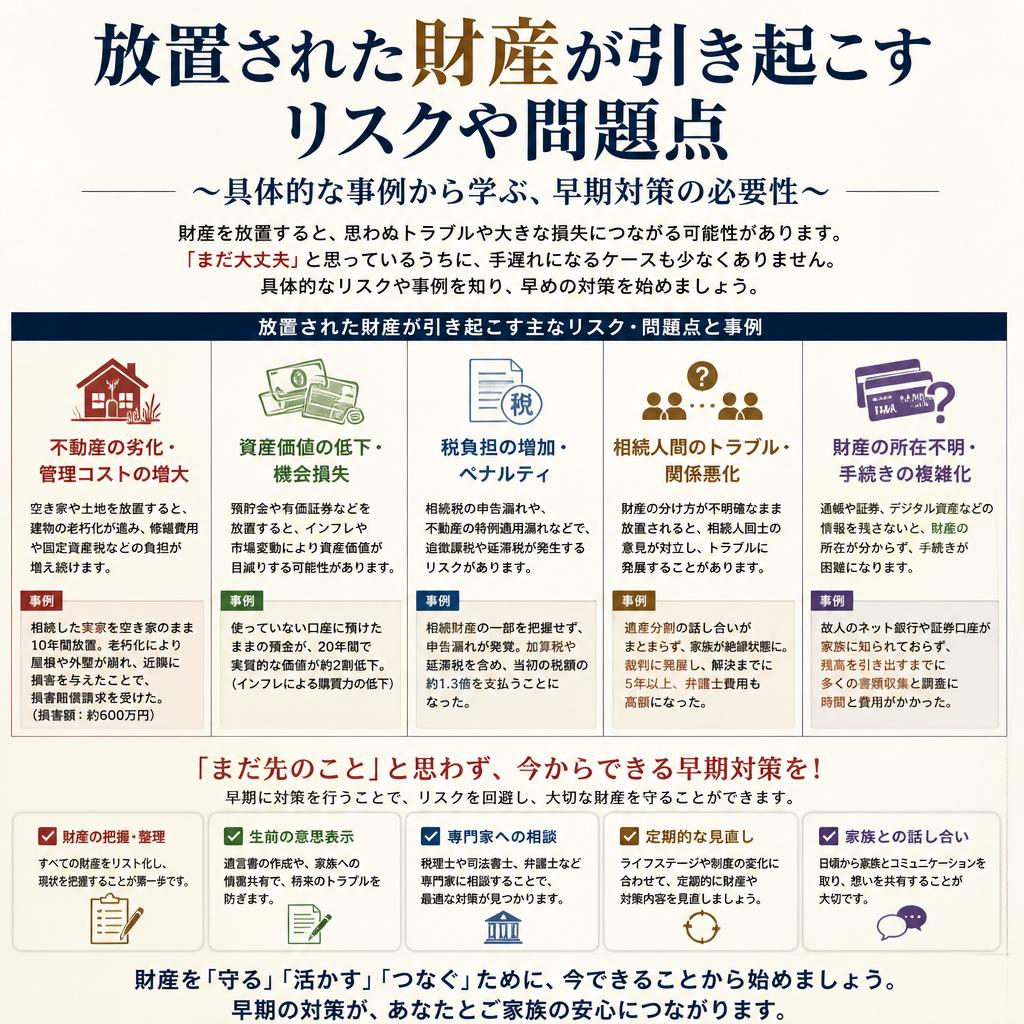 使わない財産のリスク