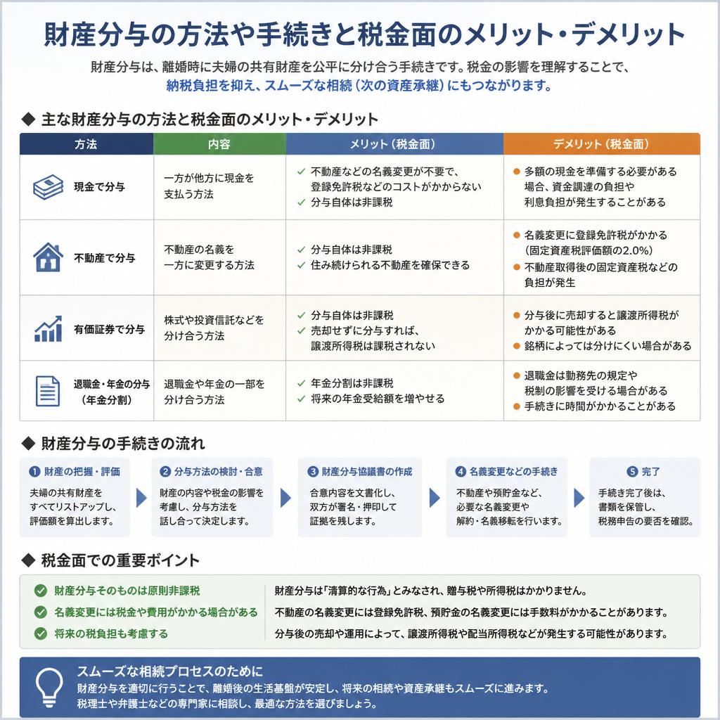 効果的な財産分与の進め方