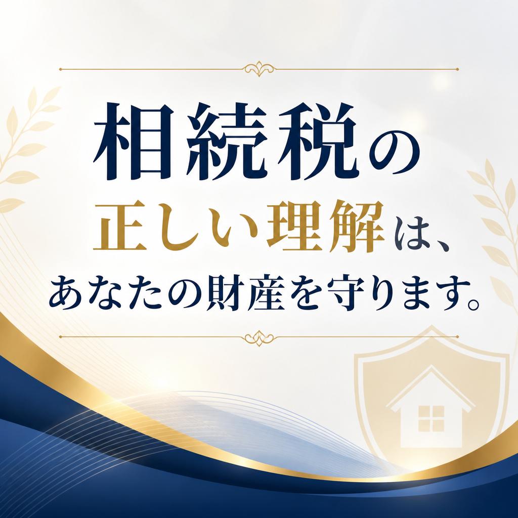 相続税の正しい理解は、あなたの財産を守ります。