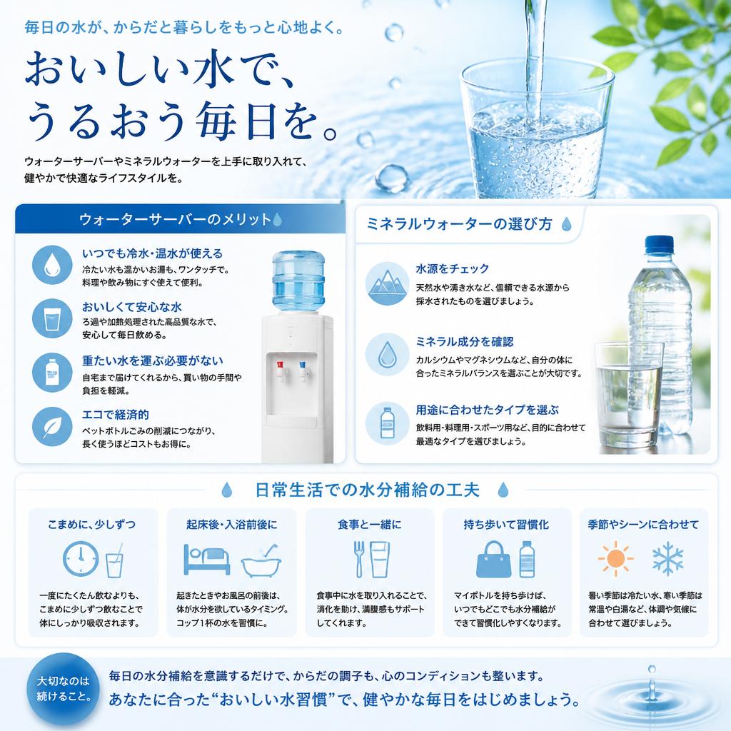 3. 身体に優しい水分補給の方法
