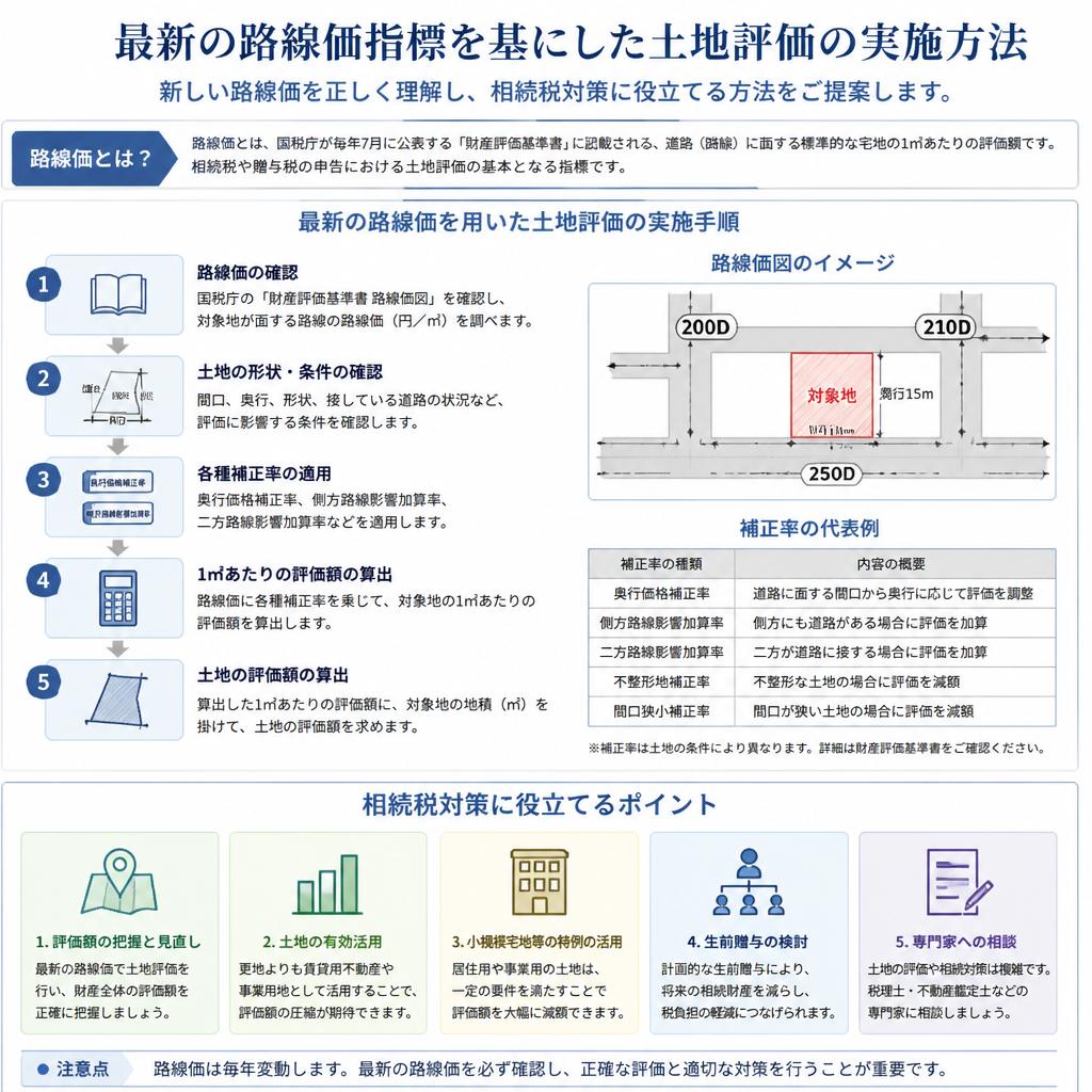 新しい路線価の有効活用