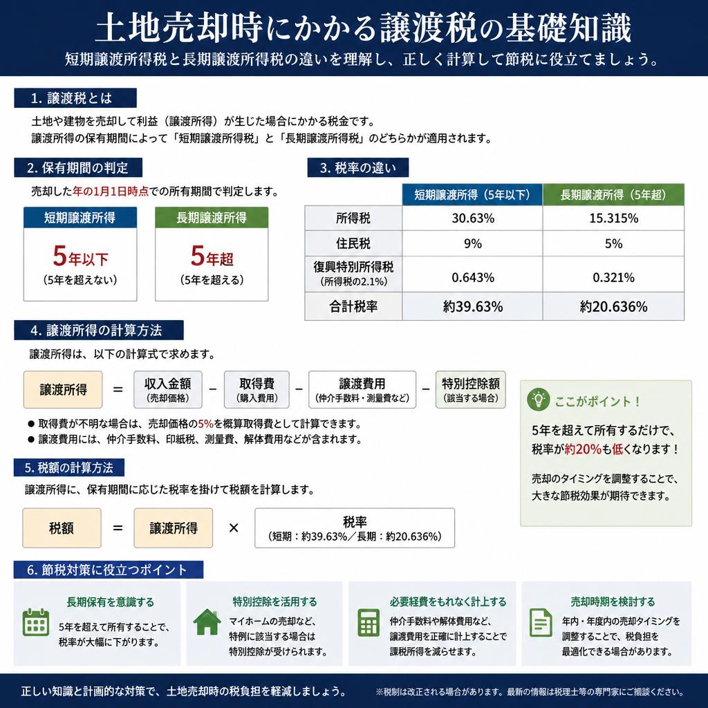 譲渡税の種類とその計算方法