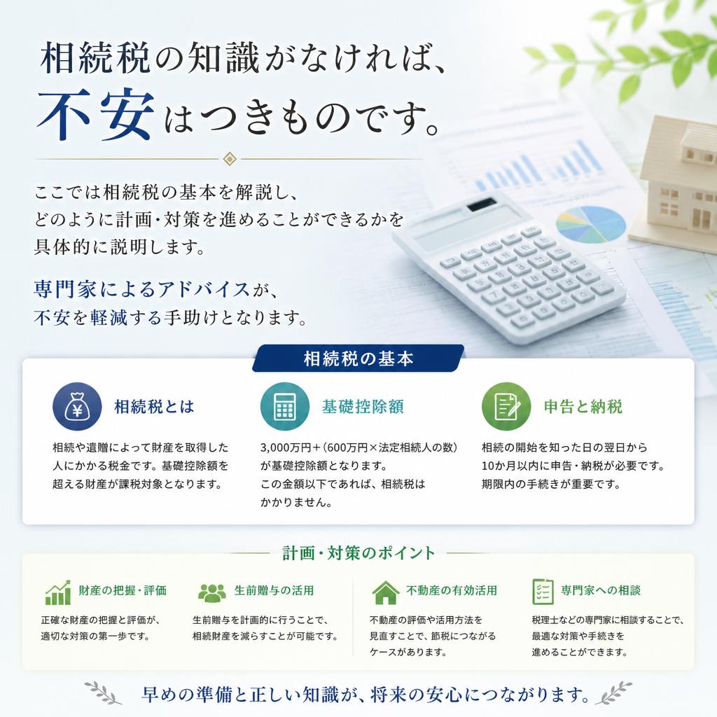 相続税との向き合い方—知識が不安を減らす