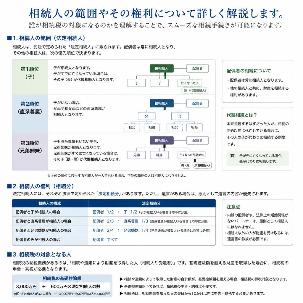 2. 相続人を知ることで得られるメリット