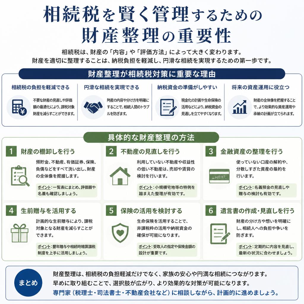 2. 財産の整理が相続税対策の第一歩