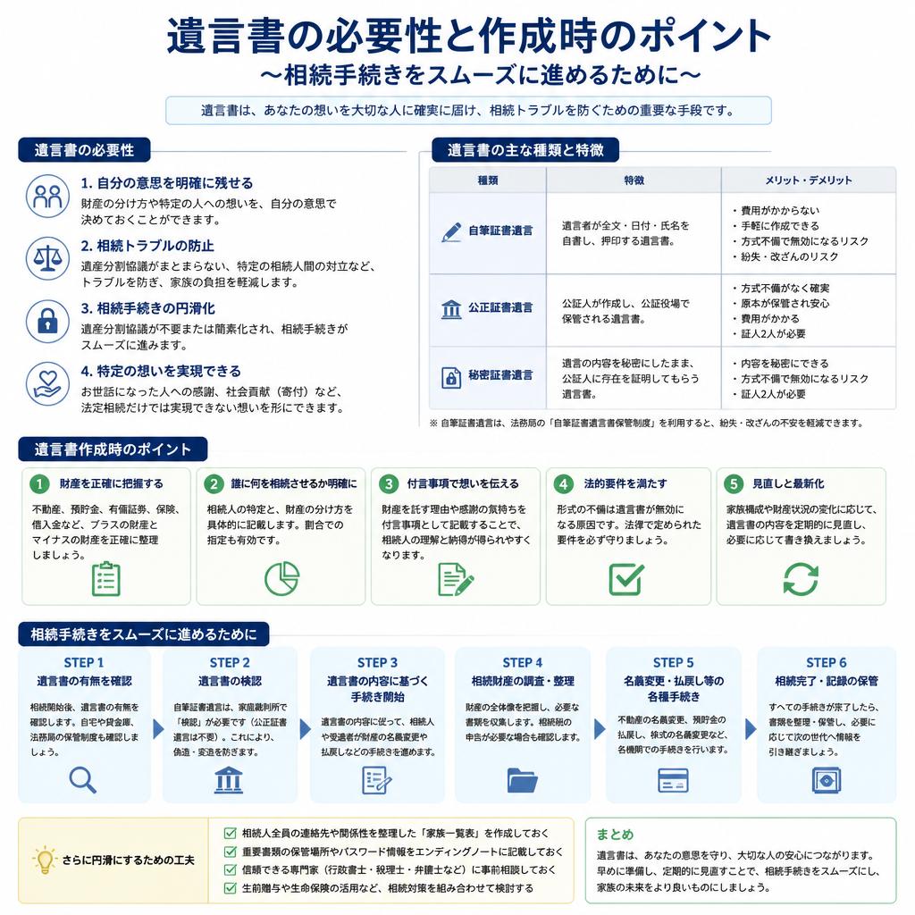 4. 遺言書の作成で安心な未来を