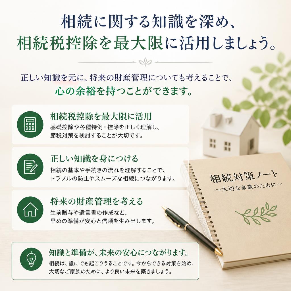 相続税控除を知っておこう!