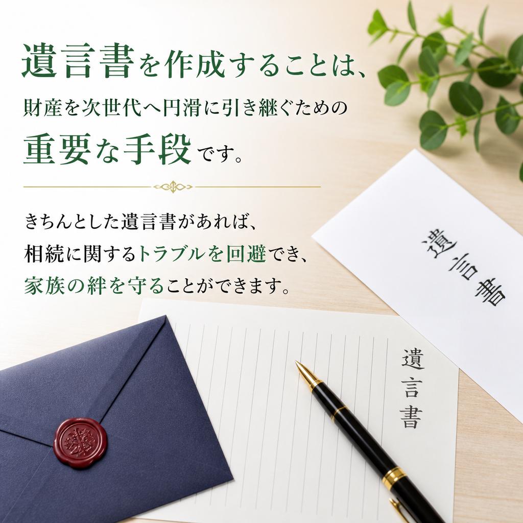 遺言書作成のメリット