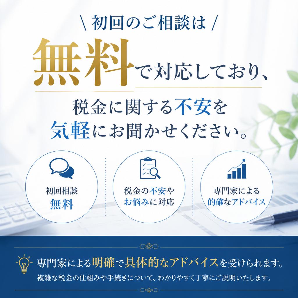 初回相談は無料！