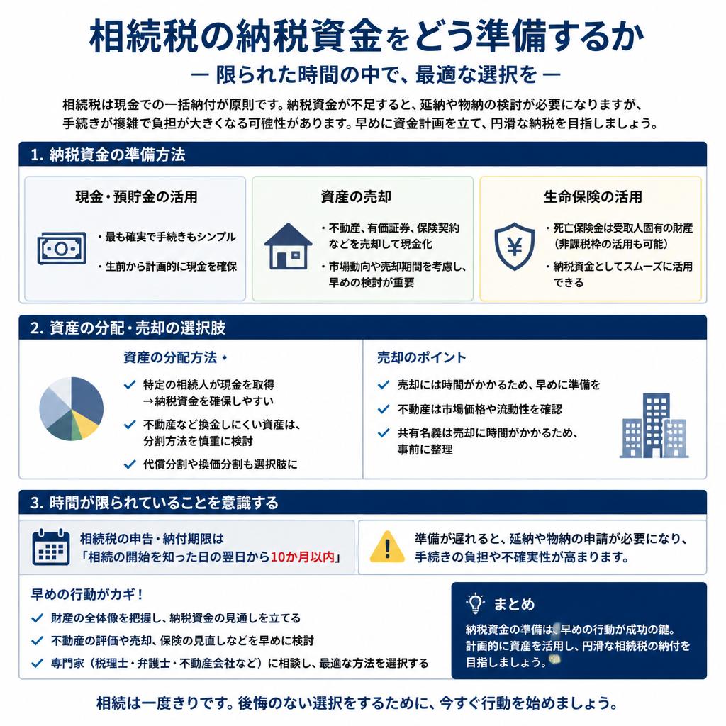 納税資金の準備方法