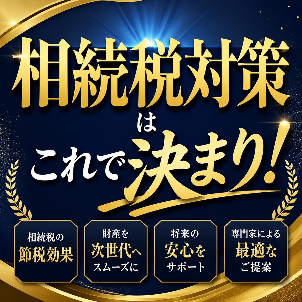 相続税対策はこれで決まり！