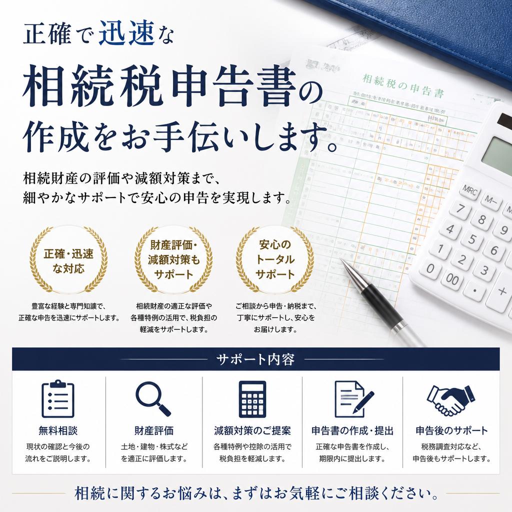 相続税の申告書作成