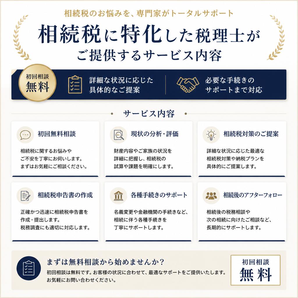 税理士によるサポート内容