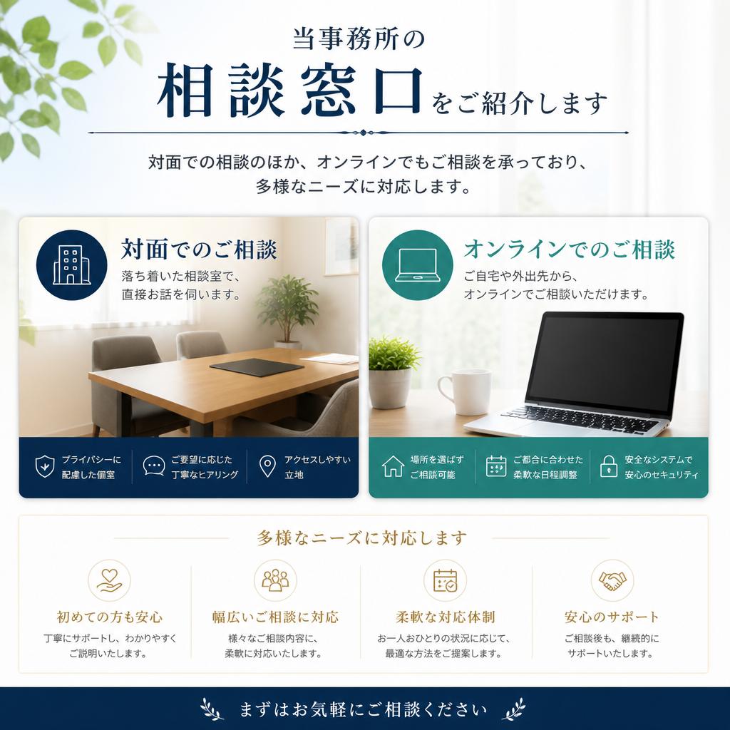 相談窓口のご案内