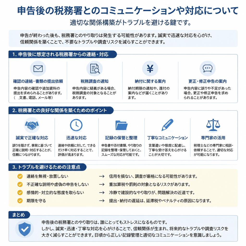 税務署との関係