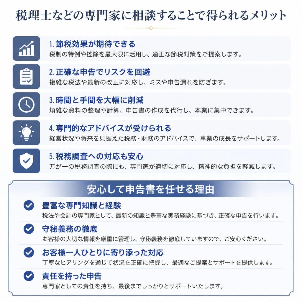 専門家への相談メリット