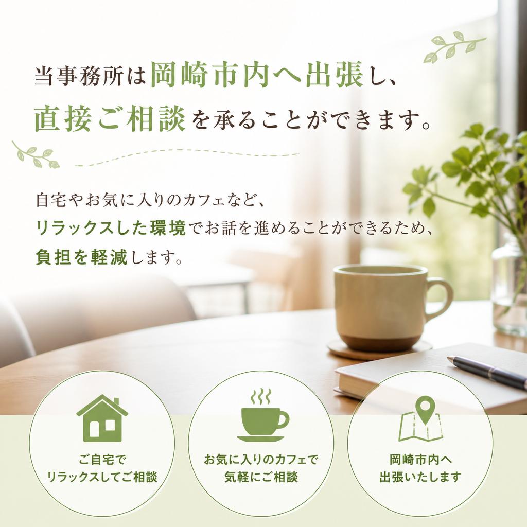 出張相談のメリット