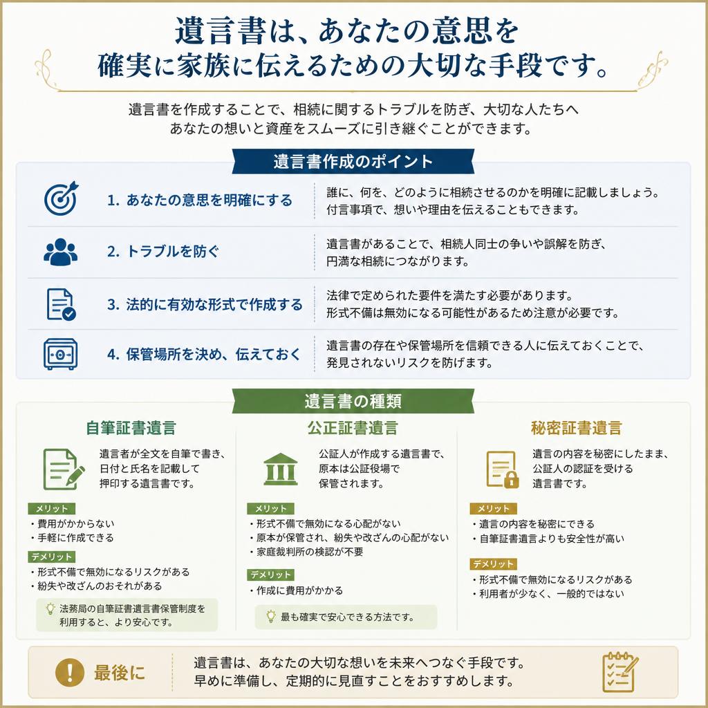 2. 遺言書の重要性と作成方法