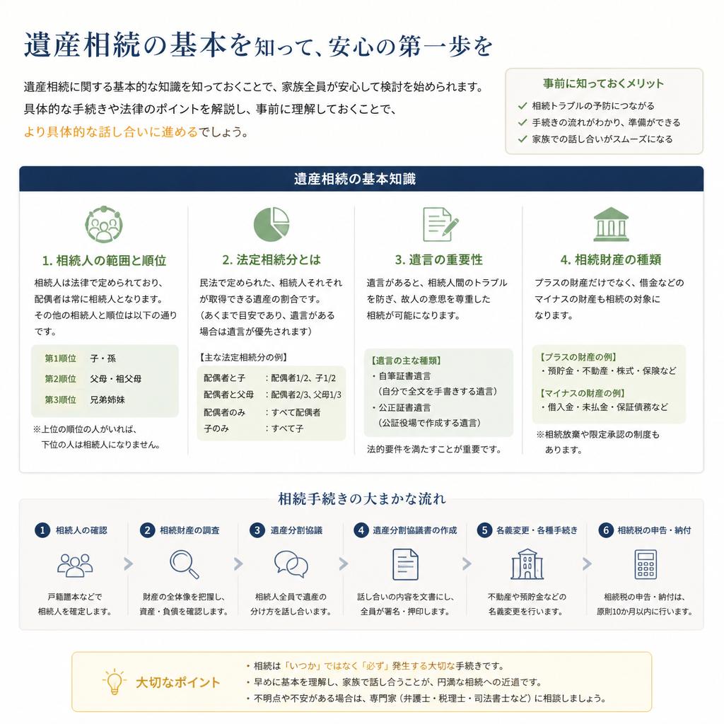 遺産相続の基本を知ろう