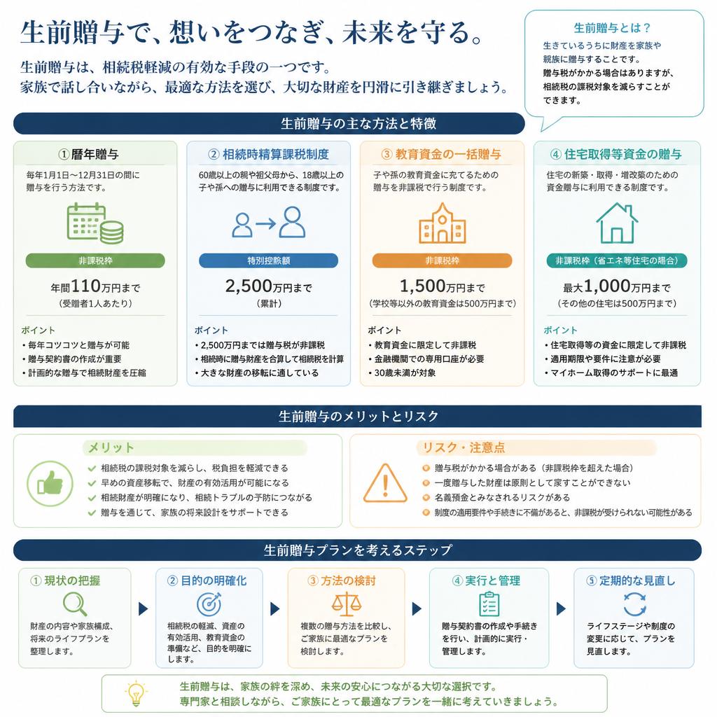 生前贈与の選択肢