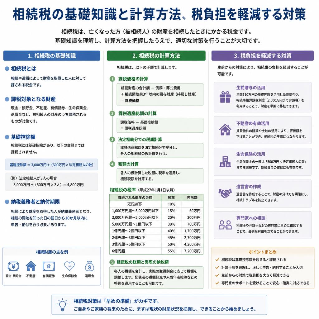 相続税について知っておくべきこと