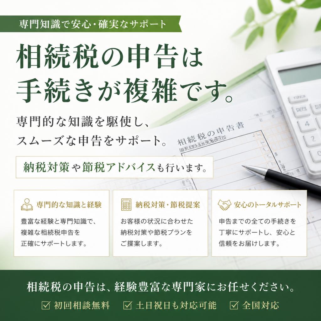 円滑な手続きと適切なアドバイス