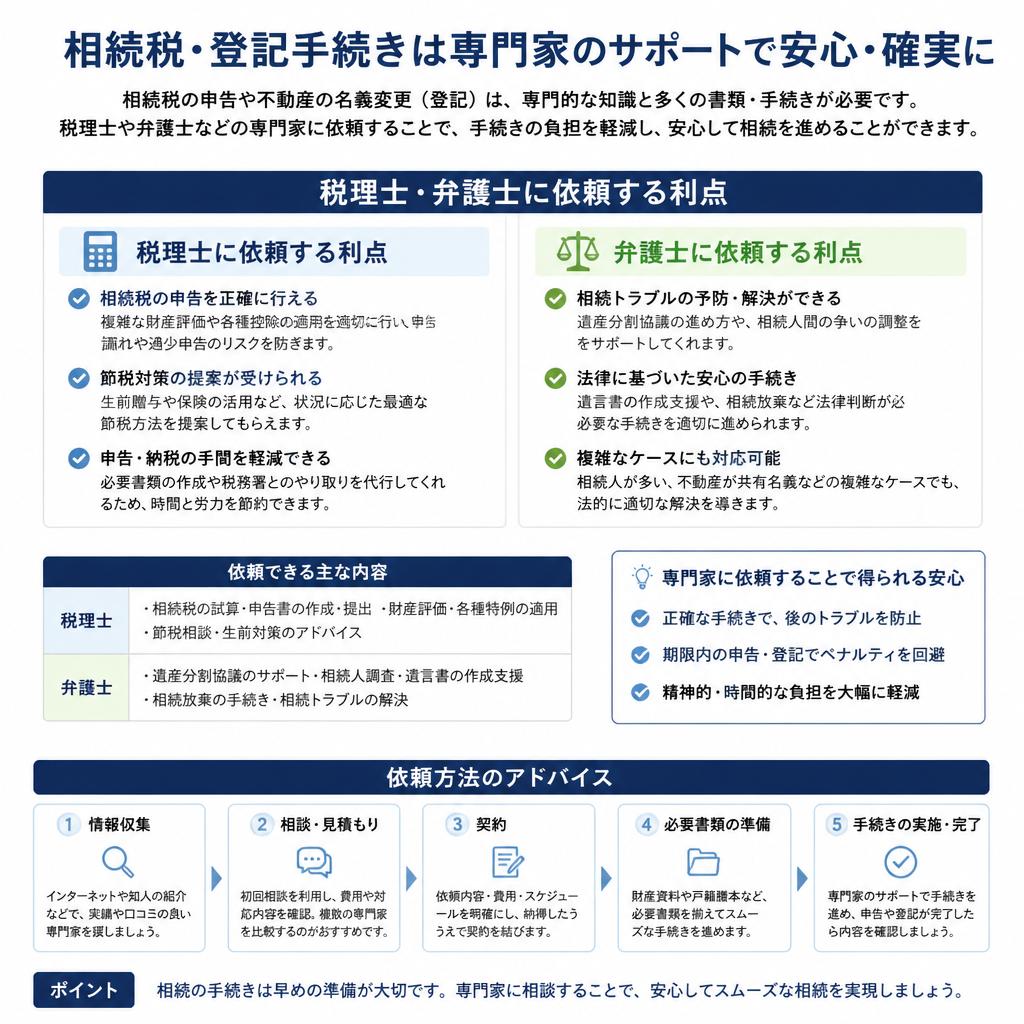 専門家のサポートを受けるメリット