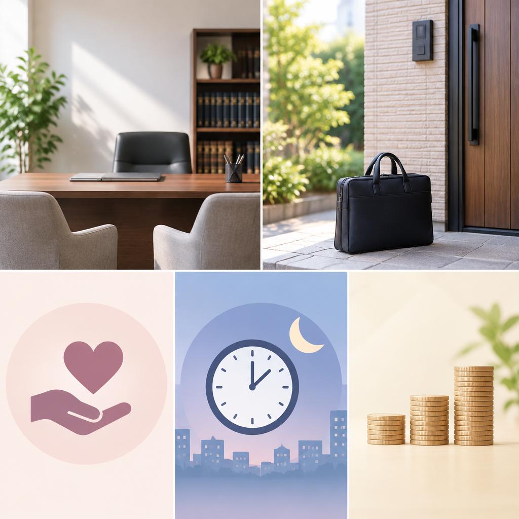 名古屋市緑区からみよし市へ。訪問相談・初回無料で安心